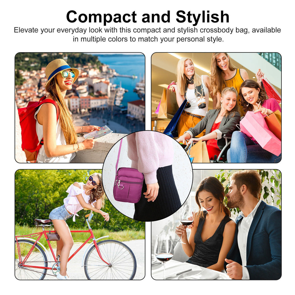 Waterproof Messenger Cross Body Ladies Handbag Shoulder Bag Womens Large Purse