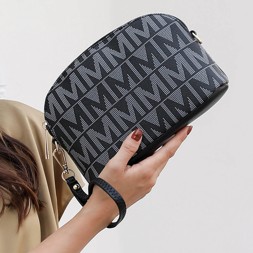 Marimar Women'S Tote Bag with Pouch and Wristlet, Signature 4 Piece Set by Mia K - Burgundy Red