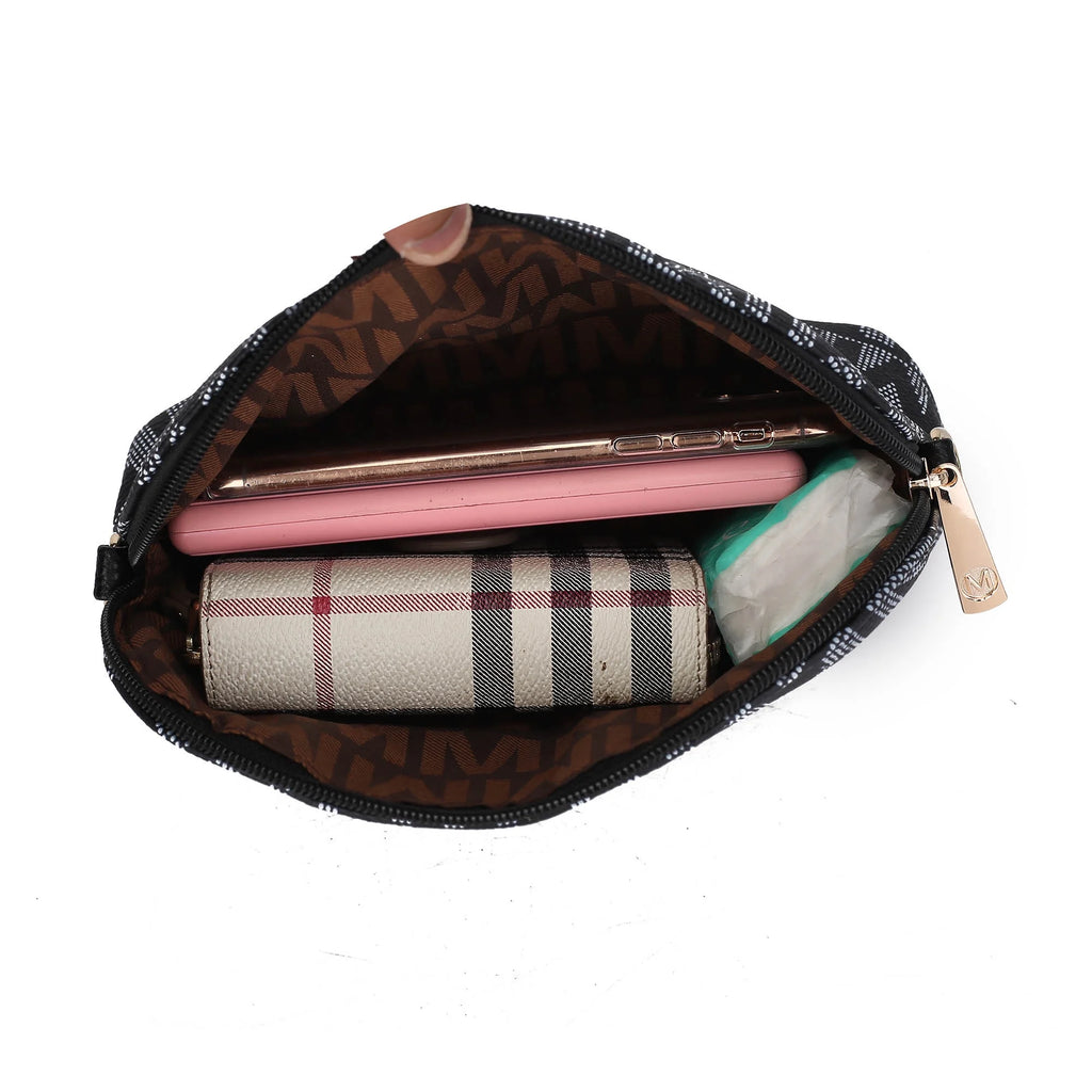 Marimar Women'S Tote Bag with Pouch and Wristlet, Signature 4 Piece Set by Mia K - Burgundy Red